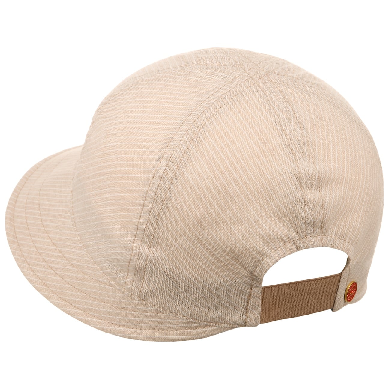 Lilly Stripes Leinen Baumwolle Visor hellbeige 9