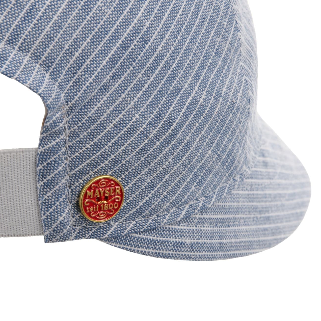 Lilly Stripes Leinen Baumwolle Visor blau 5