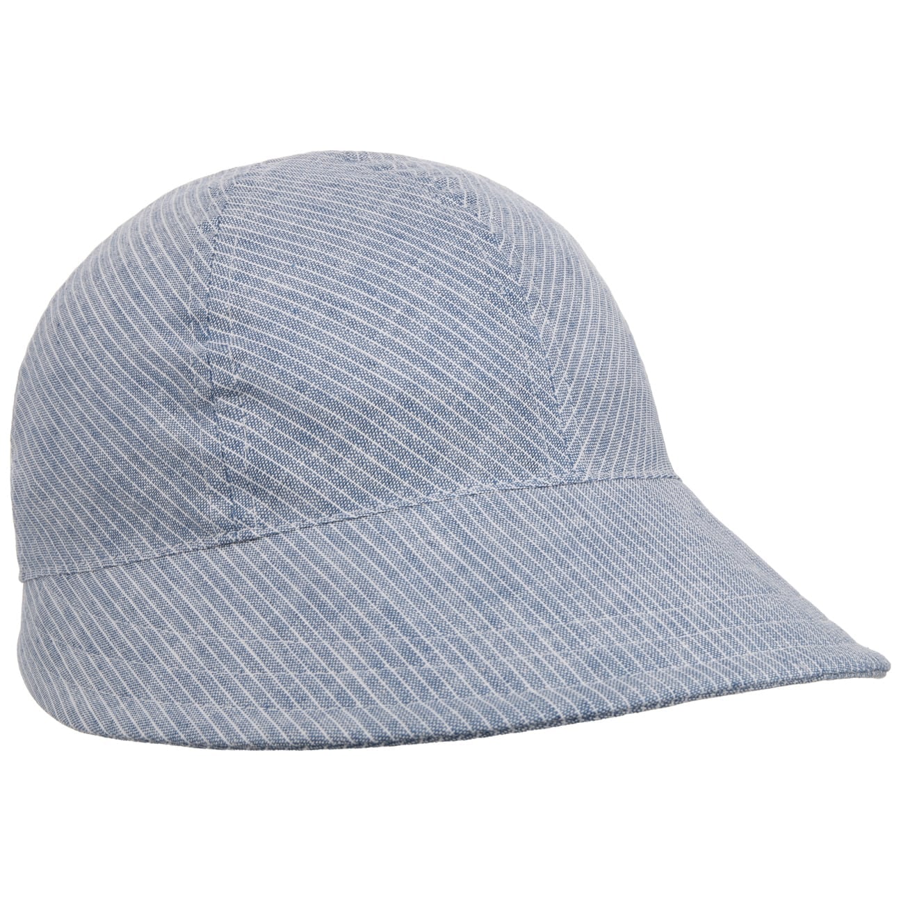 Lilly Stripes Leinen Baumwolle Visor blau 1