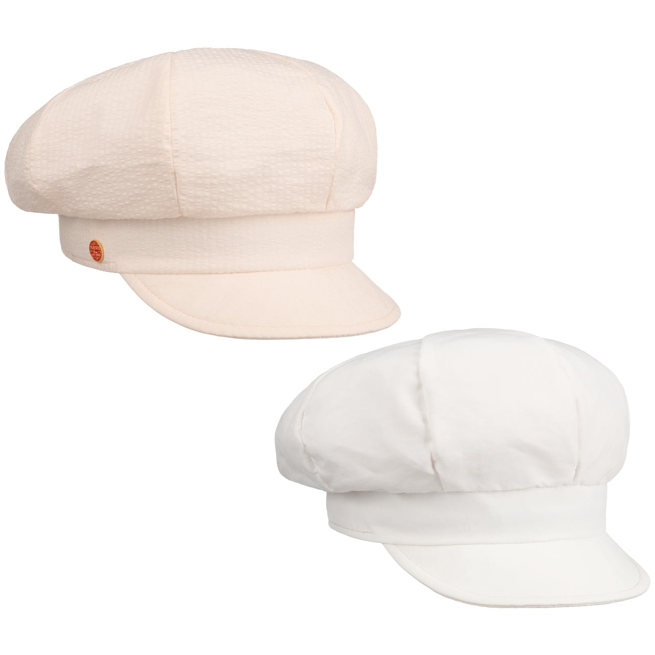 Camilla Seersucker Reversible Cap cremeweiß 1