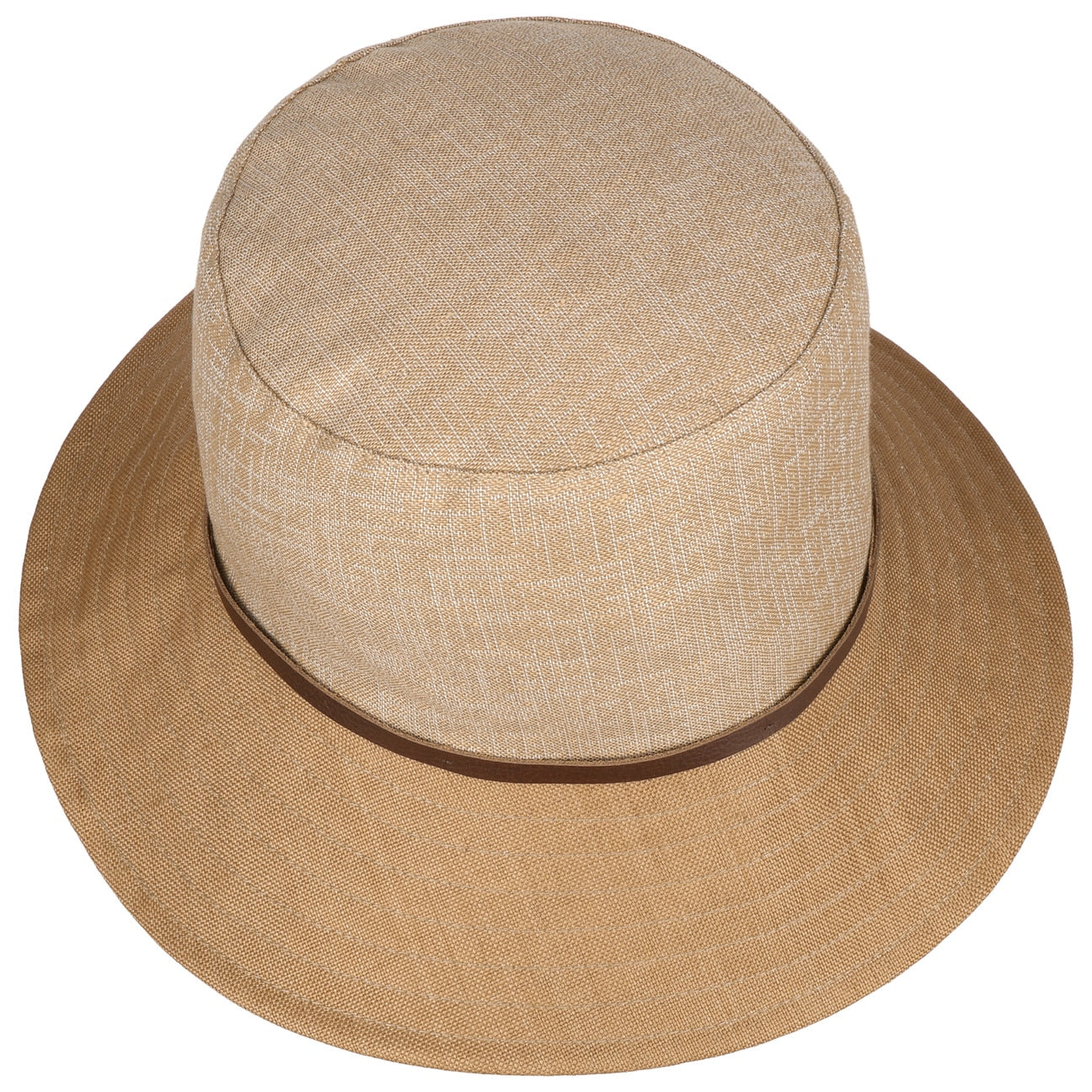 Imelda Crisscross Stoffhut beige 2