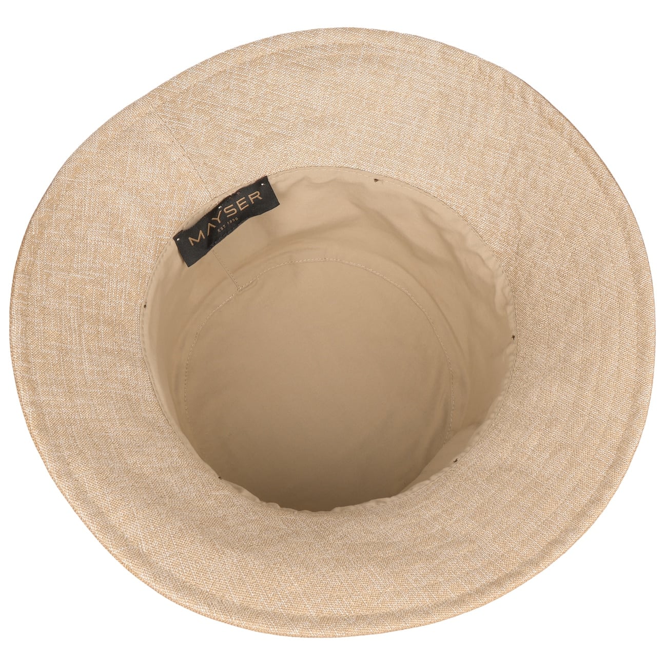 Imelda Crisscross Stoffhut beige 3