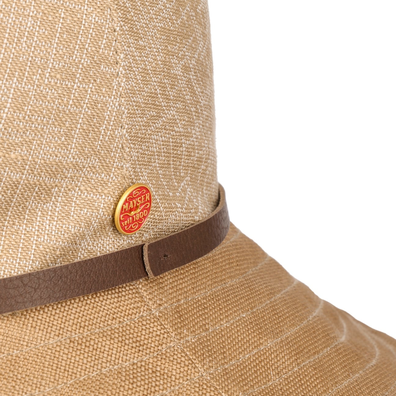 Imelda Crisscross Stoffhut beige 4