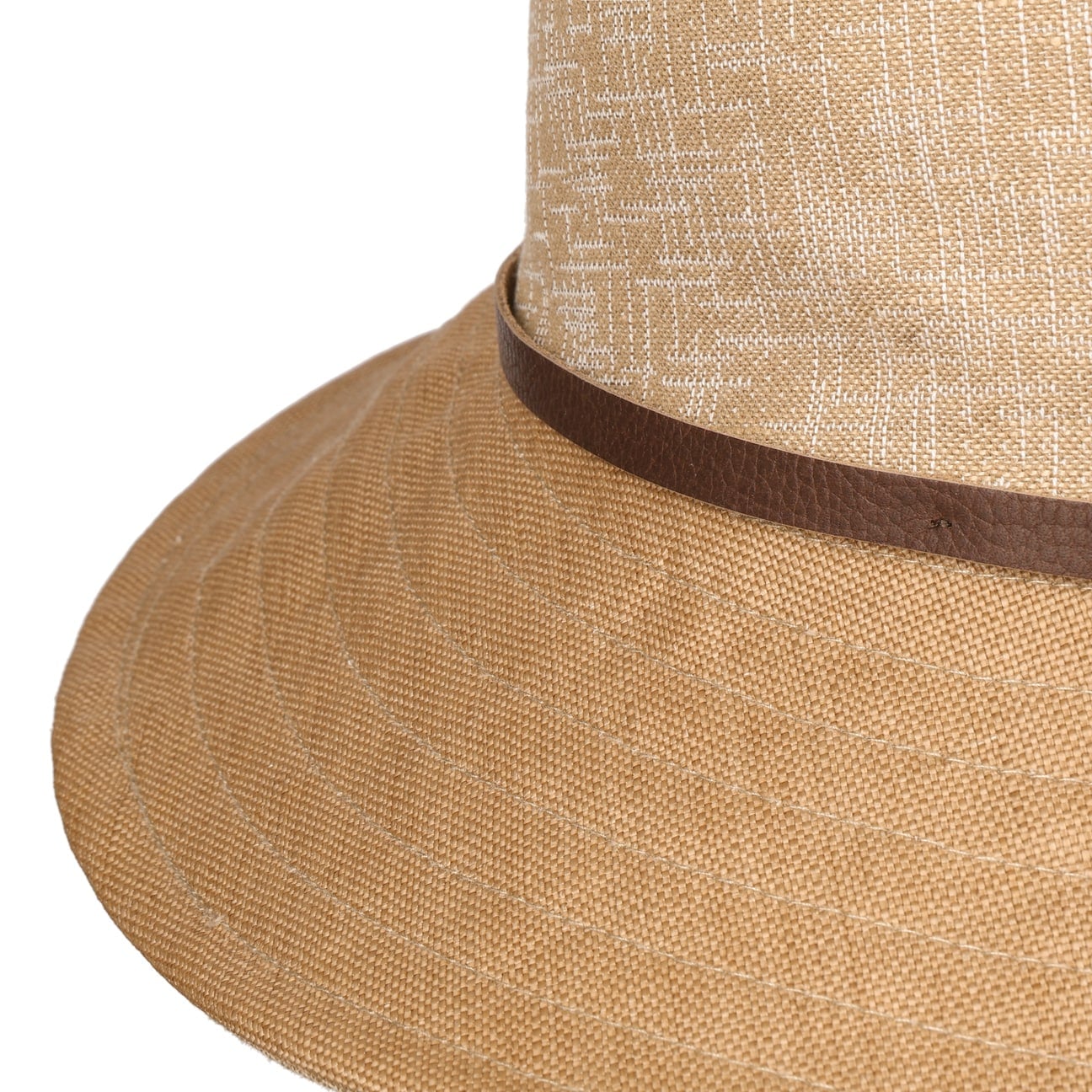 Imelda Crisscross Stoffhut beige 5