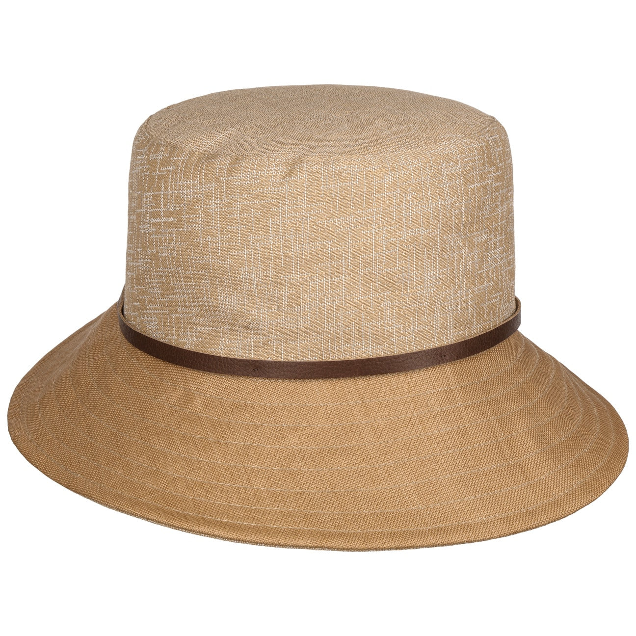 Imelda Crisscross Stoffhut beige 1