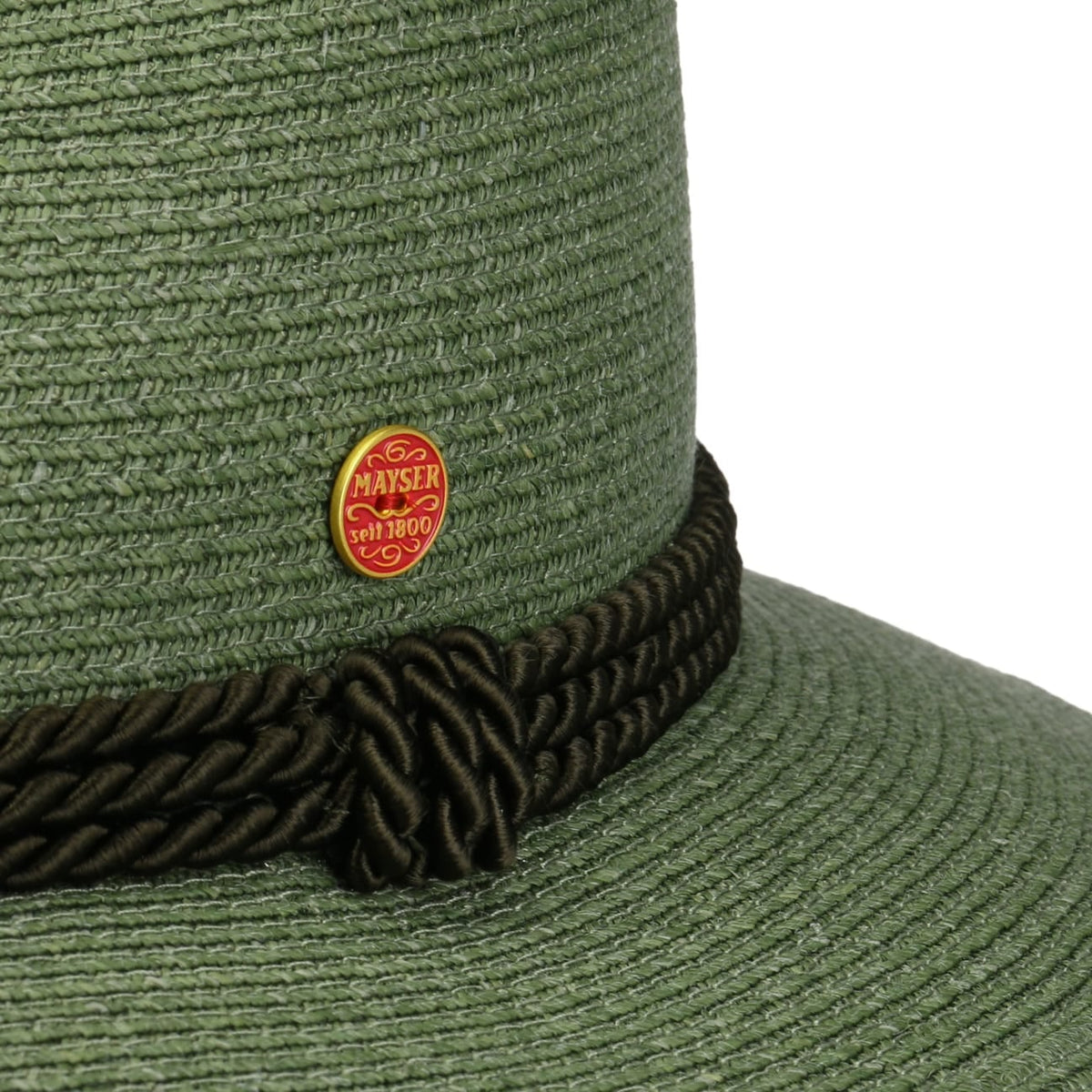 Mathis Raffia Folklorehatt grün 4