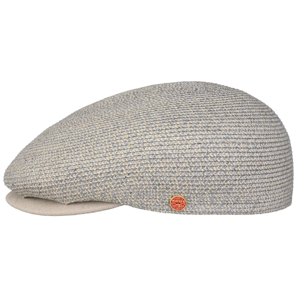 Dan linne-hampa-mix flat cap blau 1