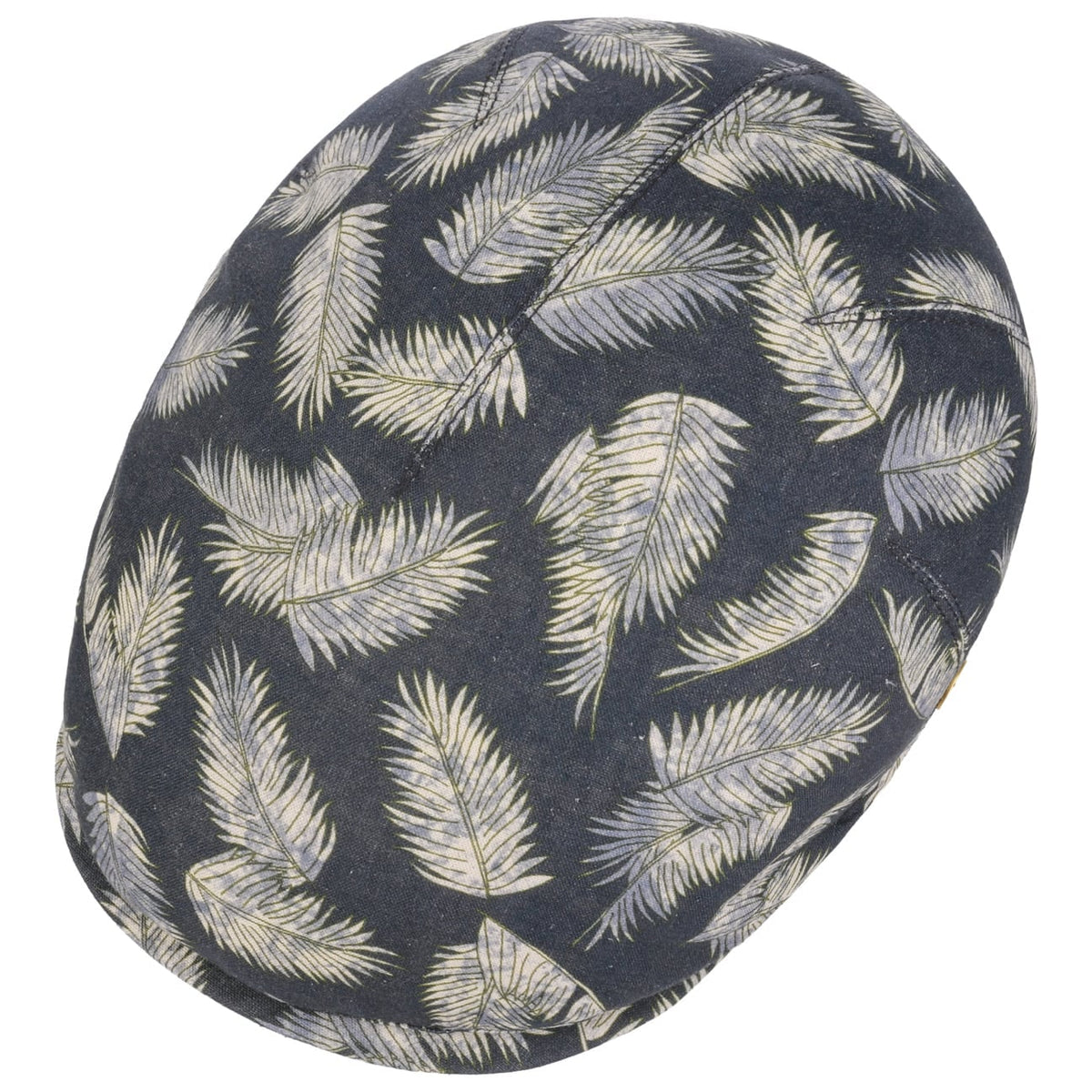 Sidney Leaf Flat Cap dunkelblau 2