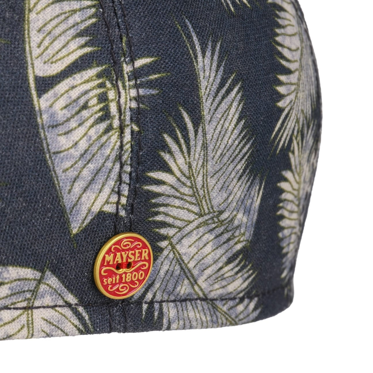 Sidney Leaf Flat Cap dunkelblau 4