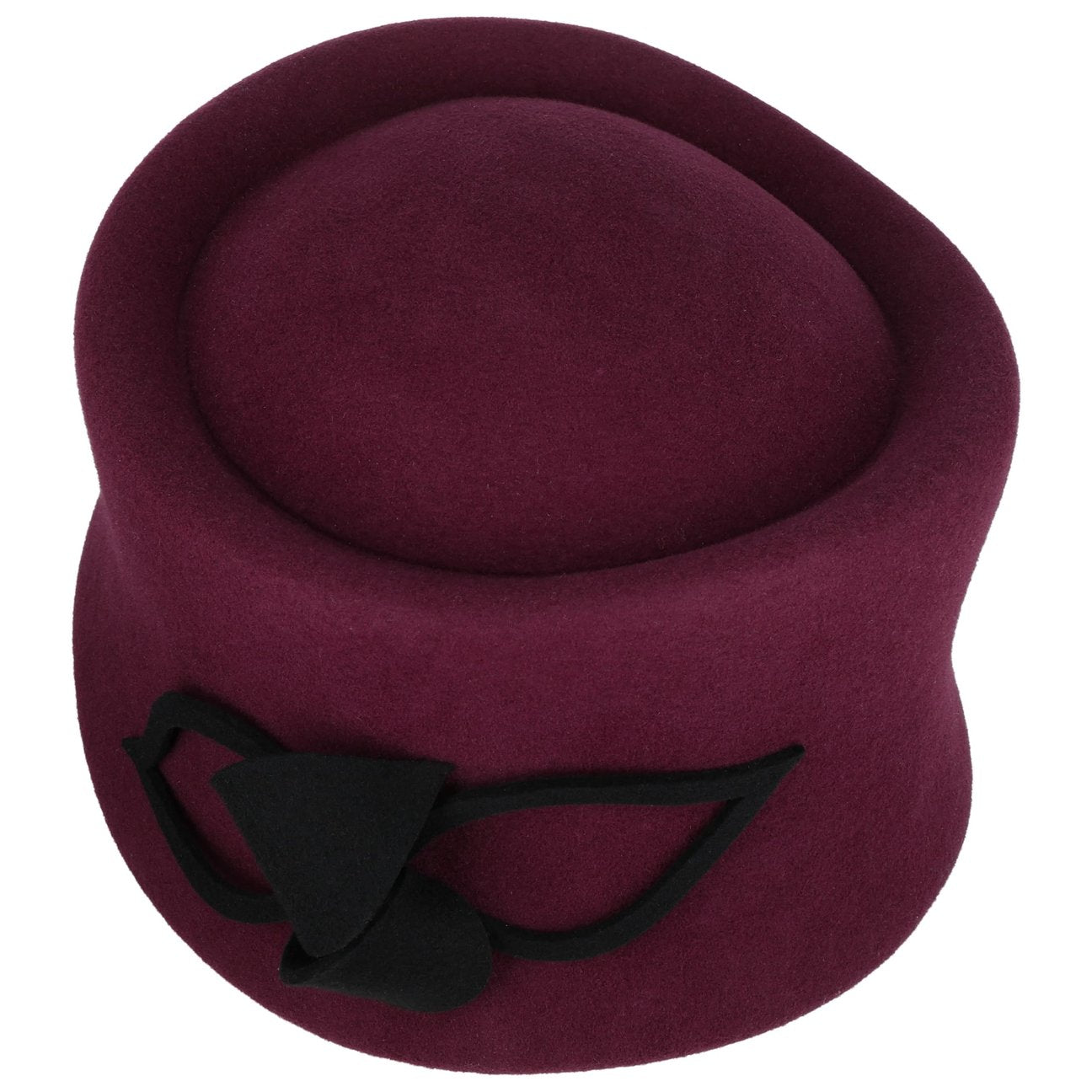 Toque Wollmütze mit Kaschmir pflaume 8