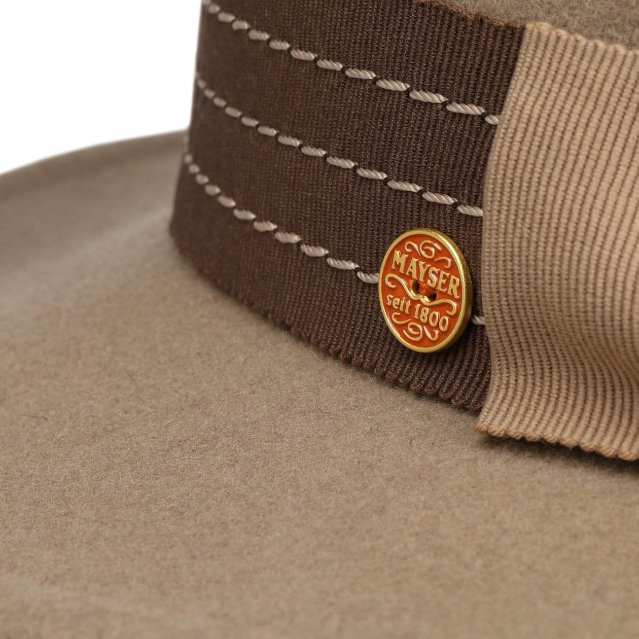 Eva Stripes Damenhut beige 4