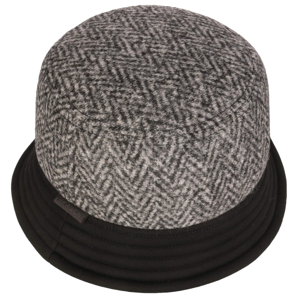 Maite Bucket Damenhut grau-schwarz 2
