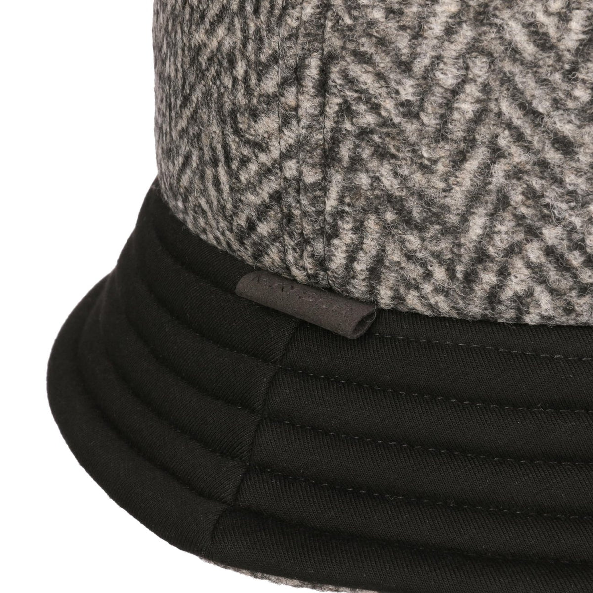 Maite Bucket Damenhut grau-schwarz 4