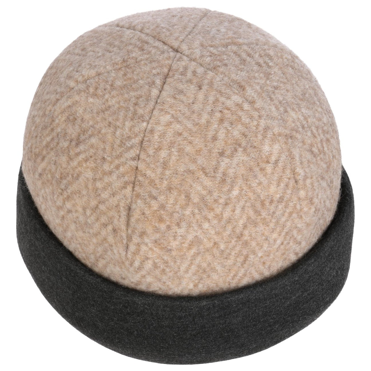 Maleen Damenmütze beige-grau 2
