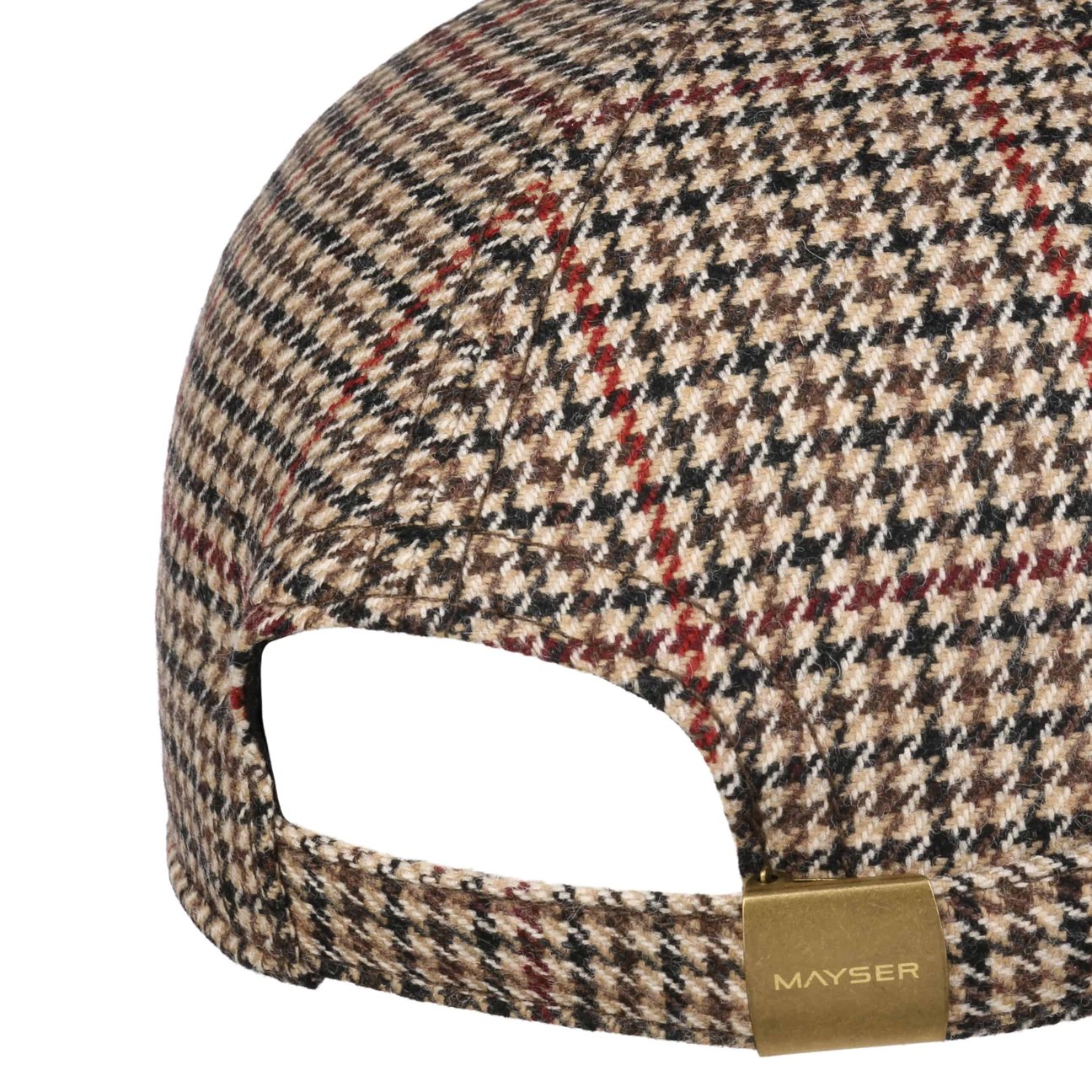 British Houndstooth Cap beige 2