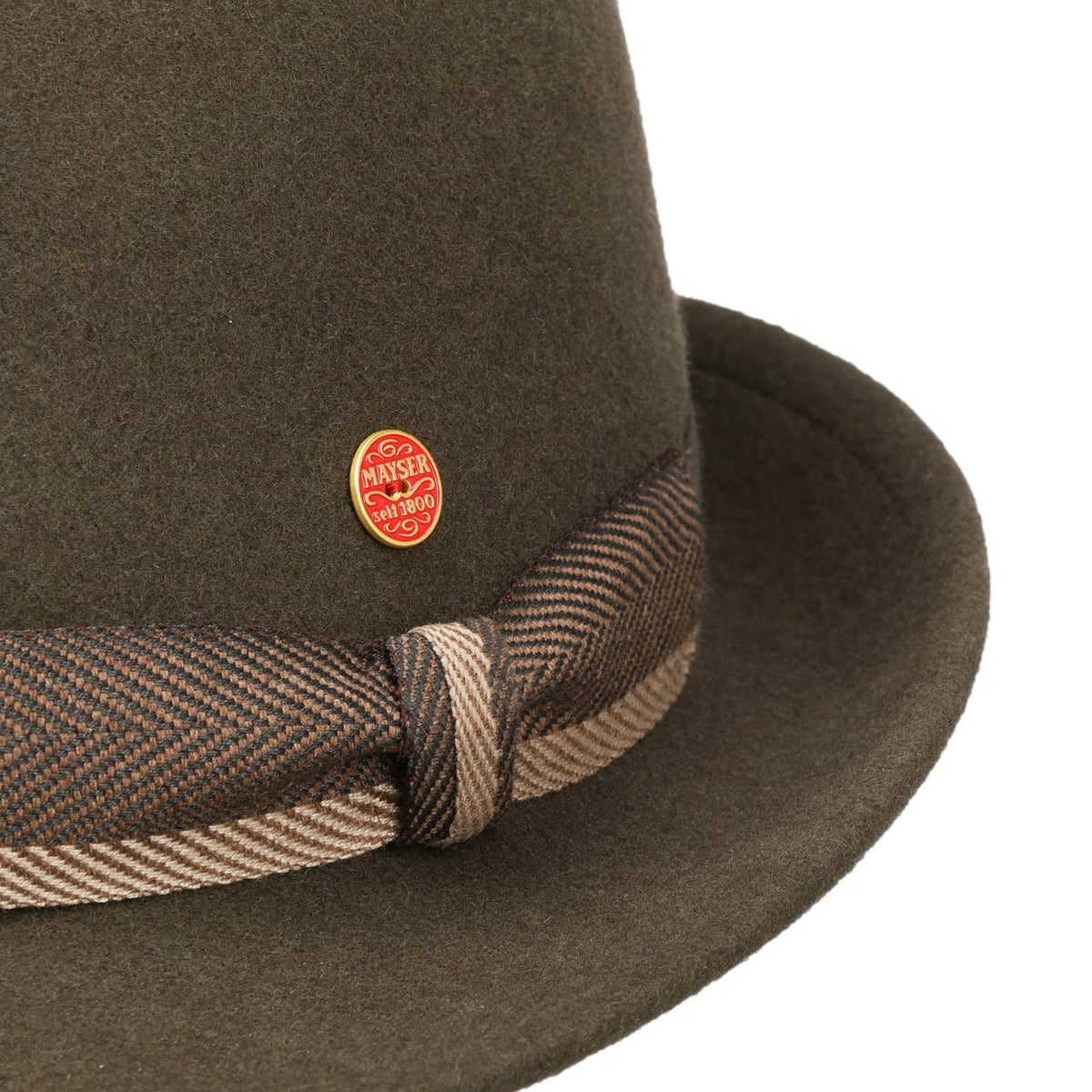Troy Trilby Wollhut taupe 4