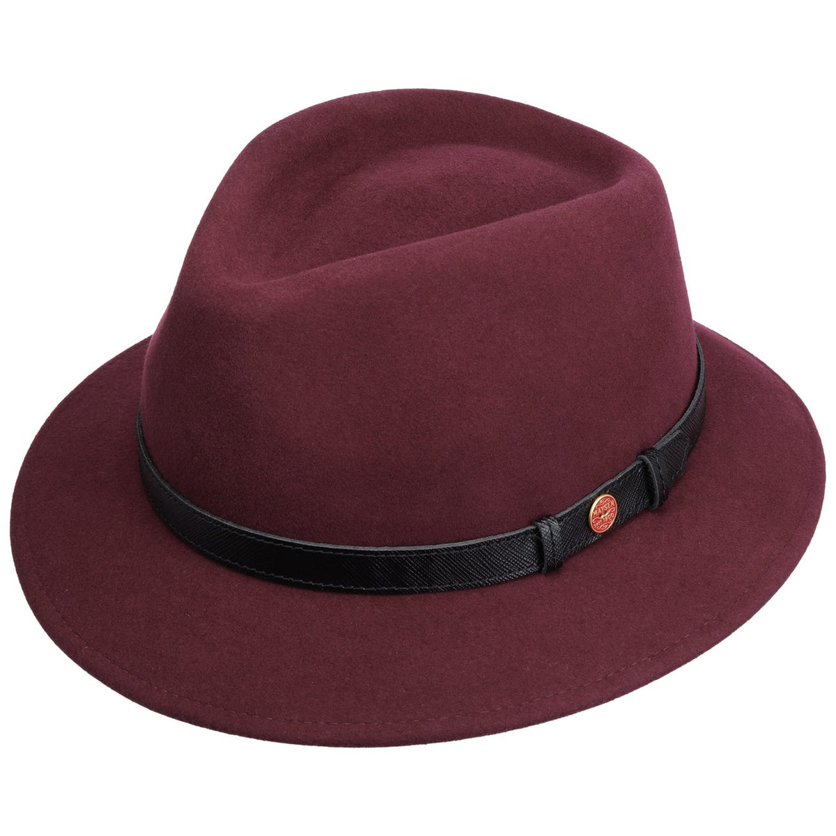 Bilbao Soft Wollhut mit Kaschmir bordeaux 6
