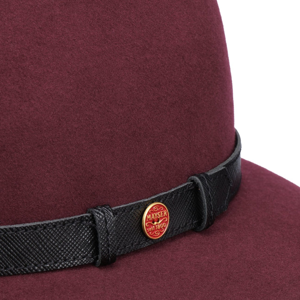 Bilbao Soft Wollhut mit Kaschmir bordeaux 8