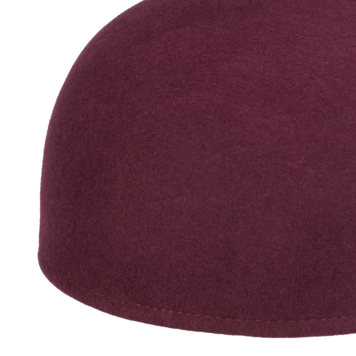 Wool Cashmere Cap med Manchesterskärm bordeaux 4
