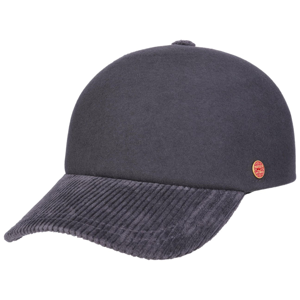 Wool Cashmere Cap med Manchesterskärm grau 5