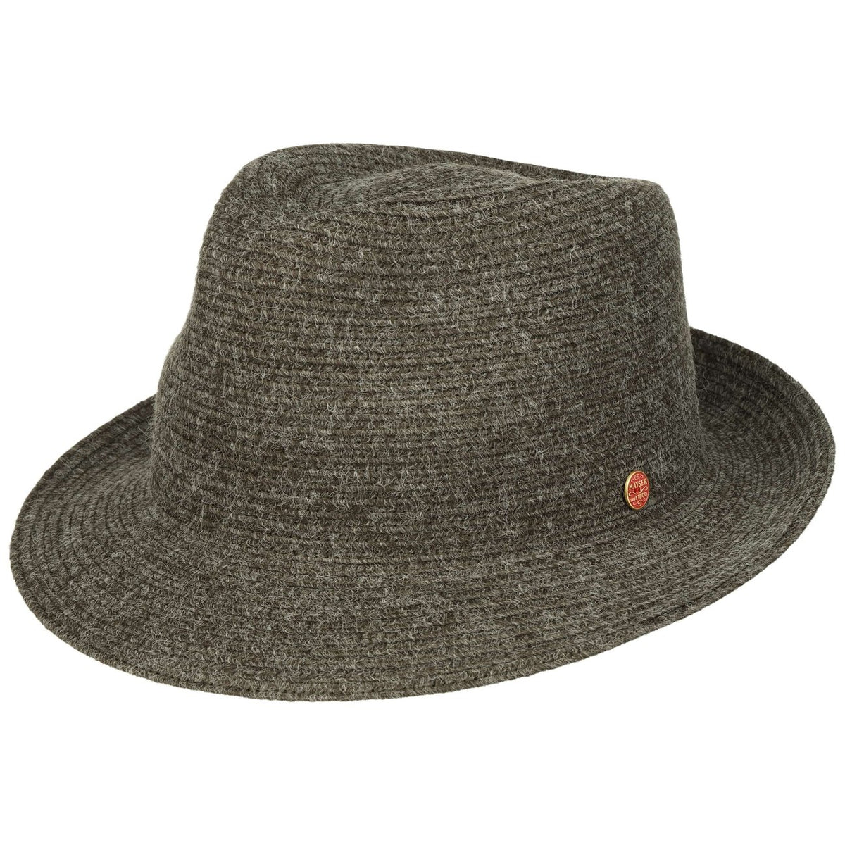 Maleo Braided Wool Mix Hut anthrazit-meliert 1