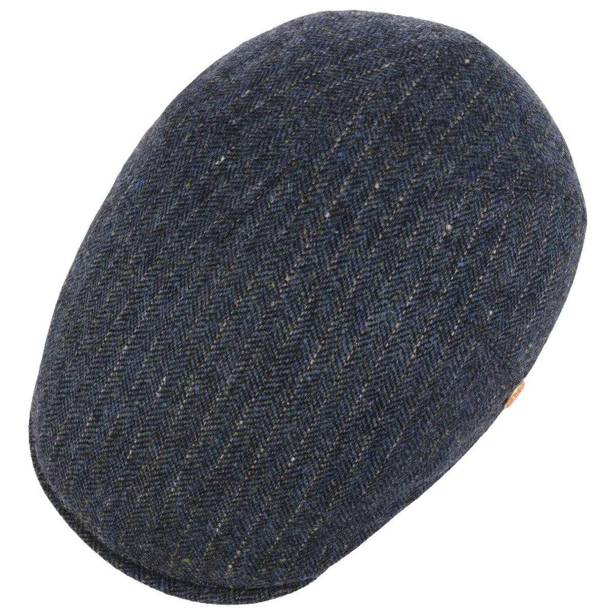 Sidney Brit Chic Merino Flatcap blau 2