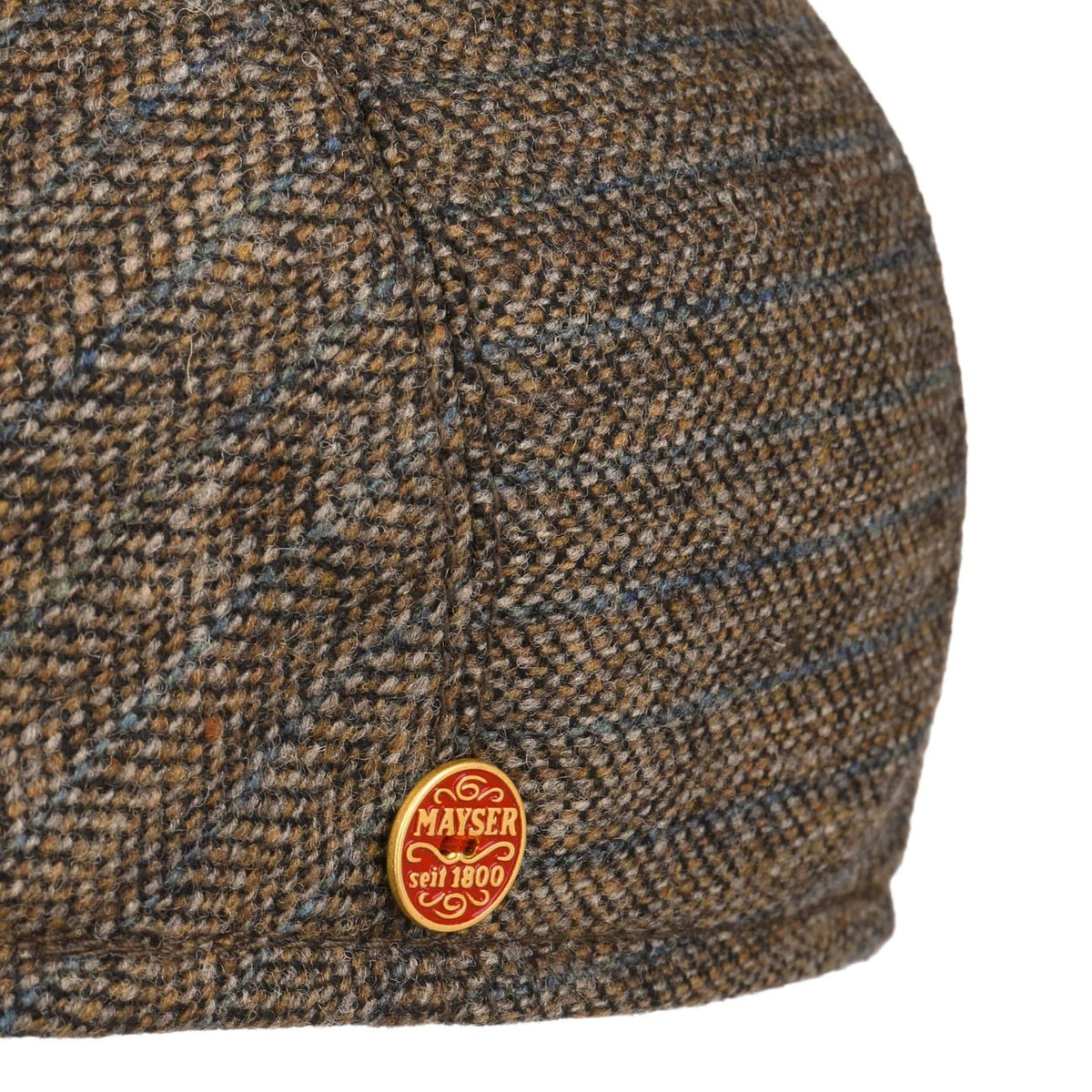 Sidney Brit Chic Merino Flatcap braun 11