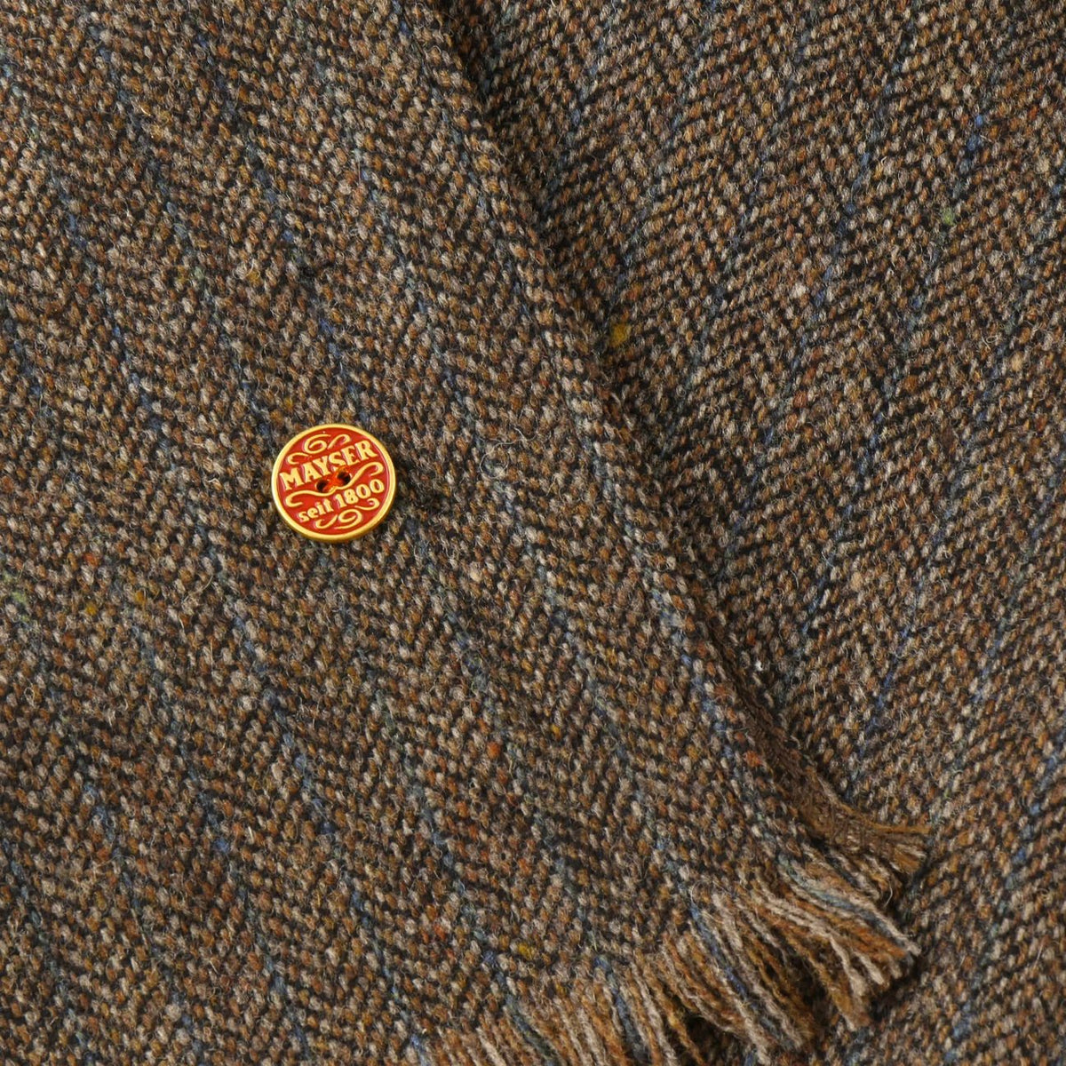 Brit Chic Merino Wollschal braun 5