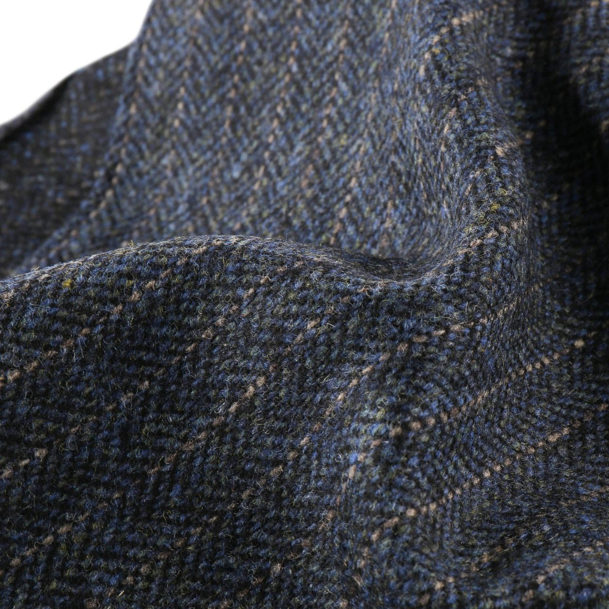 Brit Chic Merino Wollschal blau 3