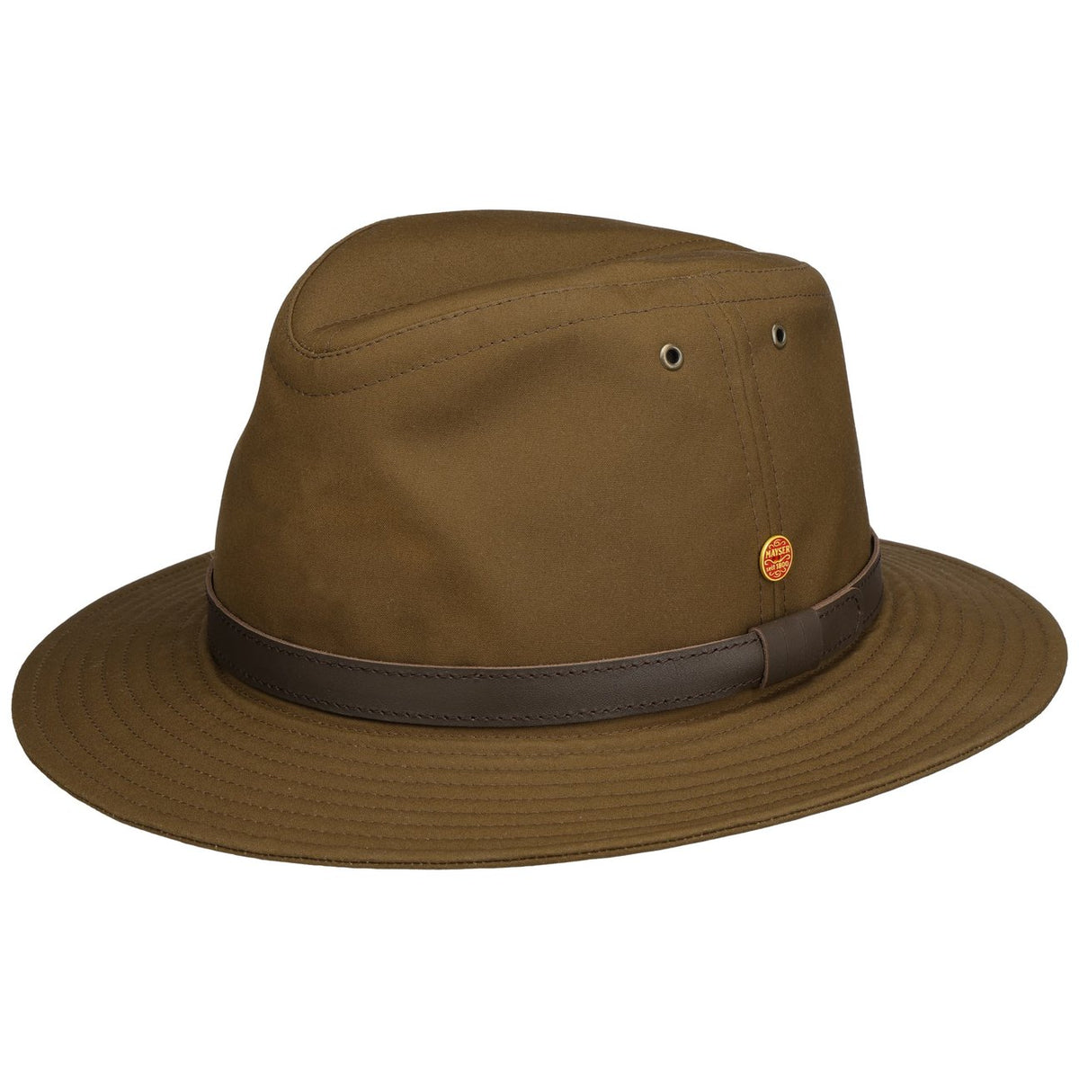Menowin Waxed Cotton Hut oliv 1