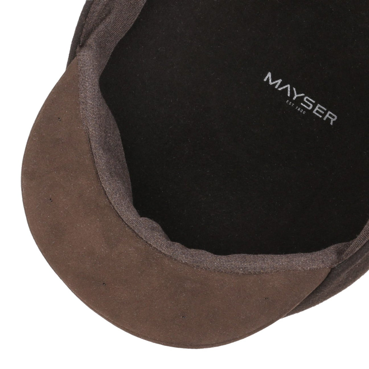 Twotone Dan Wool Flat Cap dunkelbraun 3