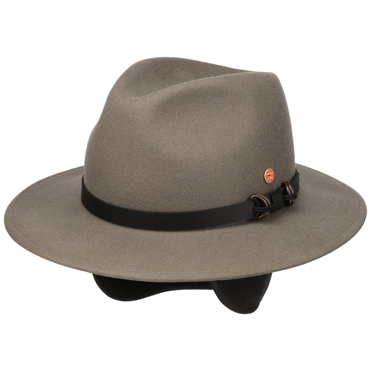 Earflap Georgia Outdoorhut grau 46