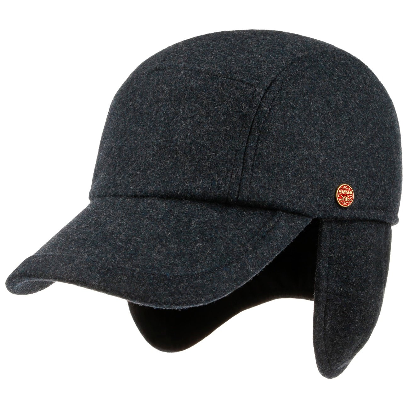 Tino Sympatex Ohrenklappen Cap blau-meliert 22