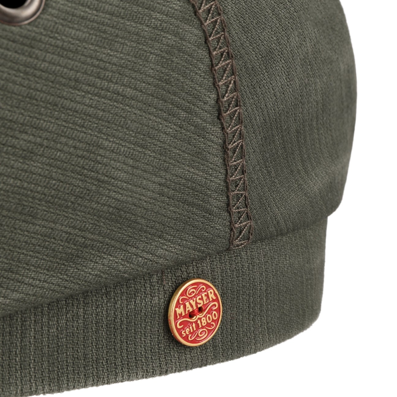 Franky Sun Protect Flat Cap oliv 39