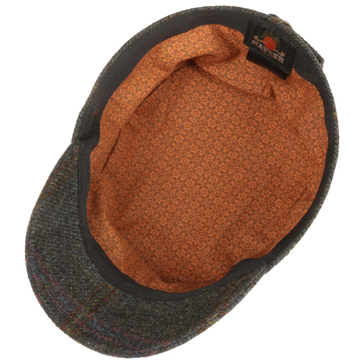 Shetland Wool Army Cap blau-grün 4