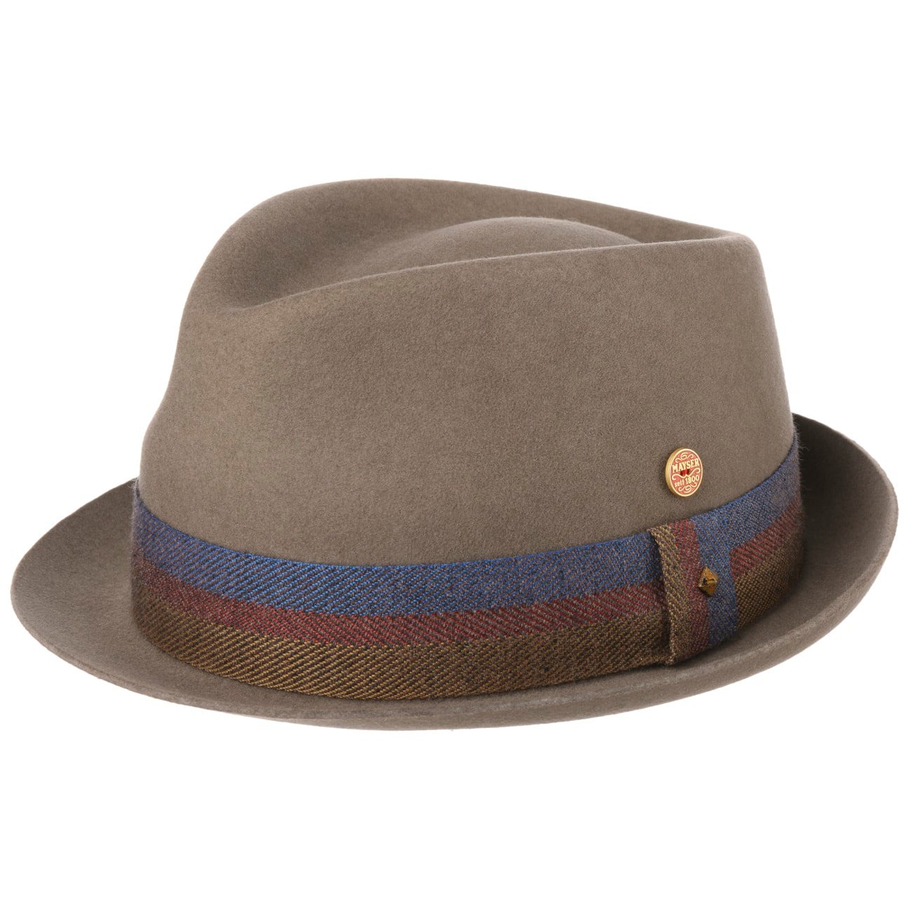 Samu Soft Pork Pie Wool Hat hellbraun 