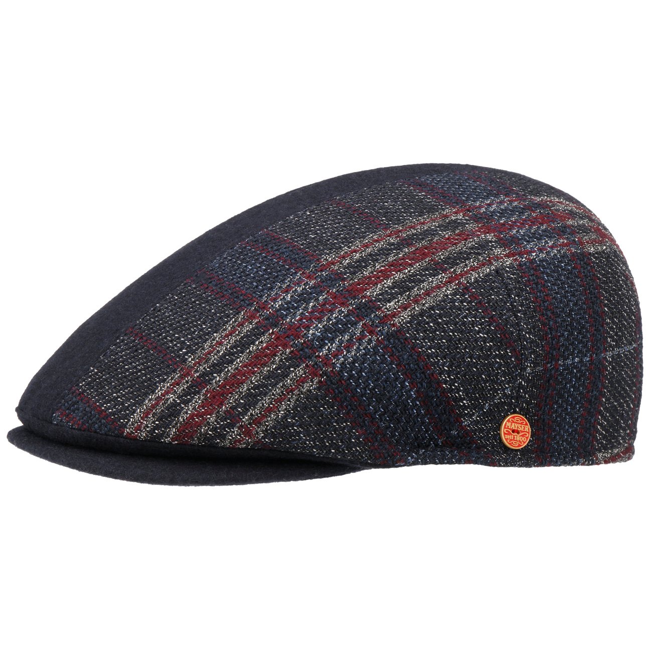 Jasper Fancy Flat Cap blau 