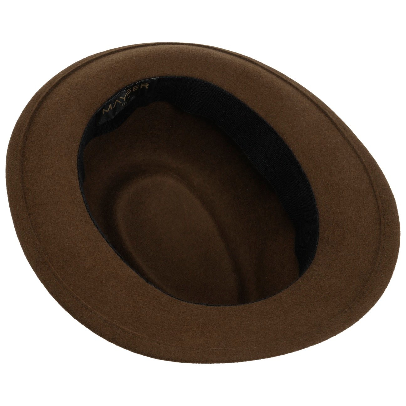 Leila Wool Bogart Hat dunkelbraun 27