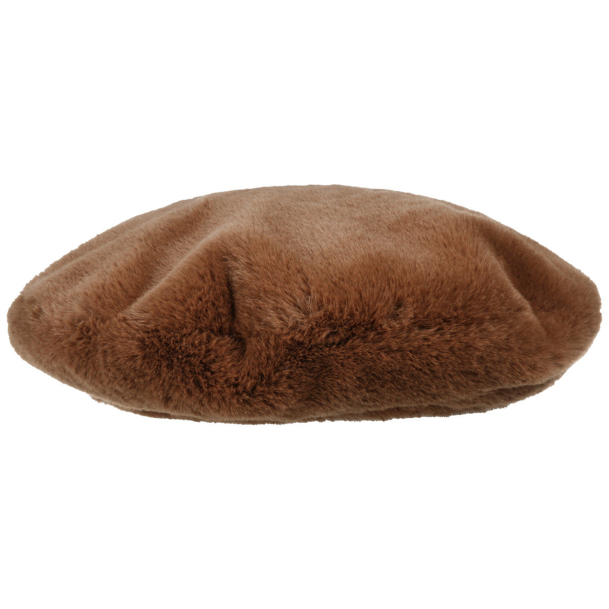 Cara Stoffberet braun 2