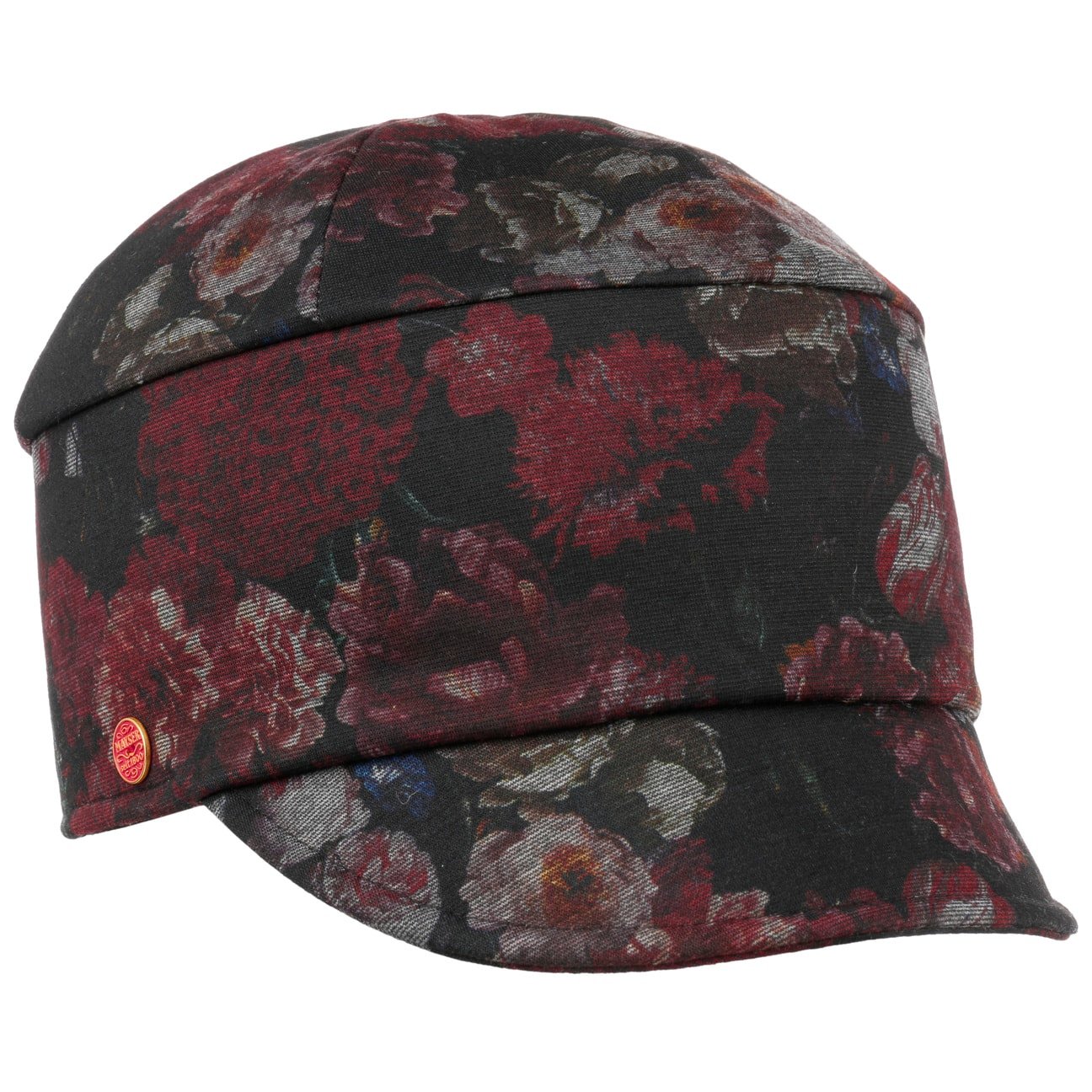 Fijara Dames Muts met Klep schwarz-bordeaux 