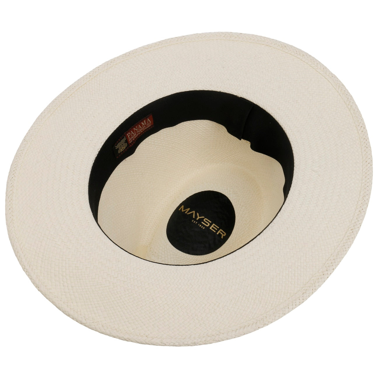 Chapeau en paille Menton Panama cremeweiß-beige 15