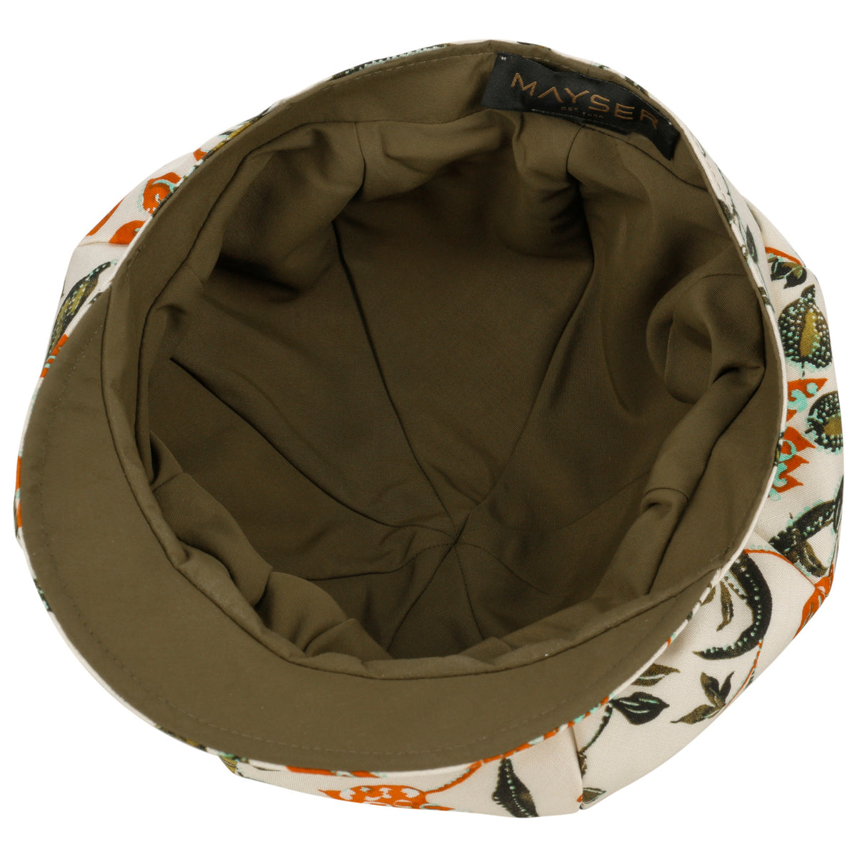 Camilla Floral Vendbar Lue oliv 5