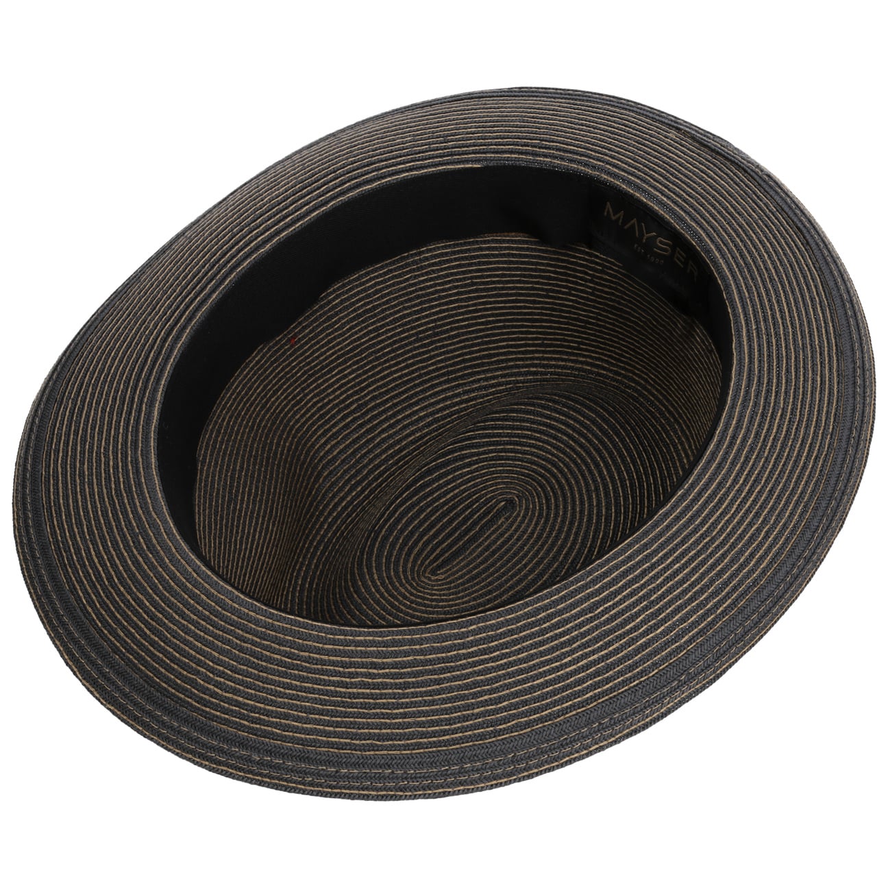 Samuel Livorno Fedora Stråhatt grau-beige 19