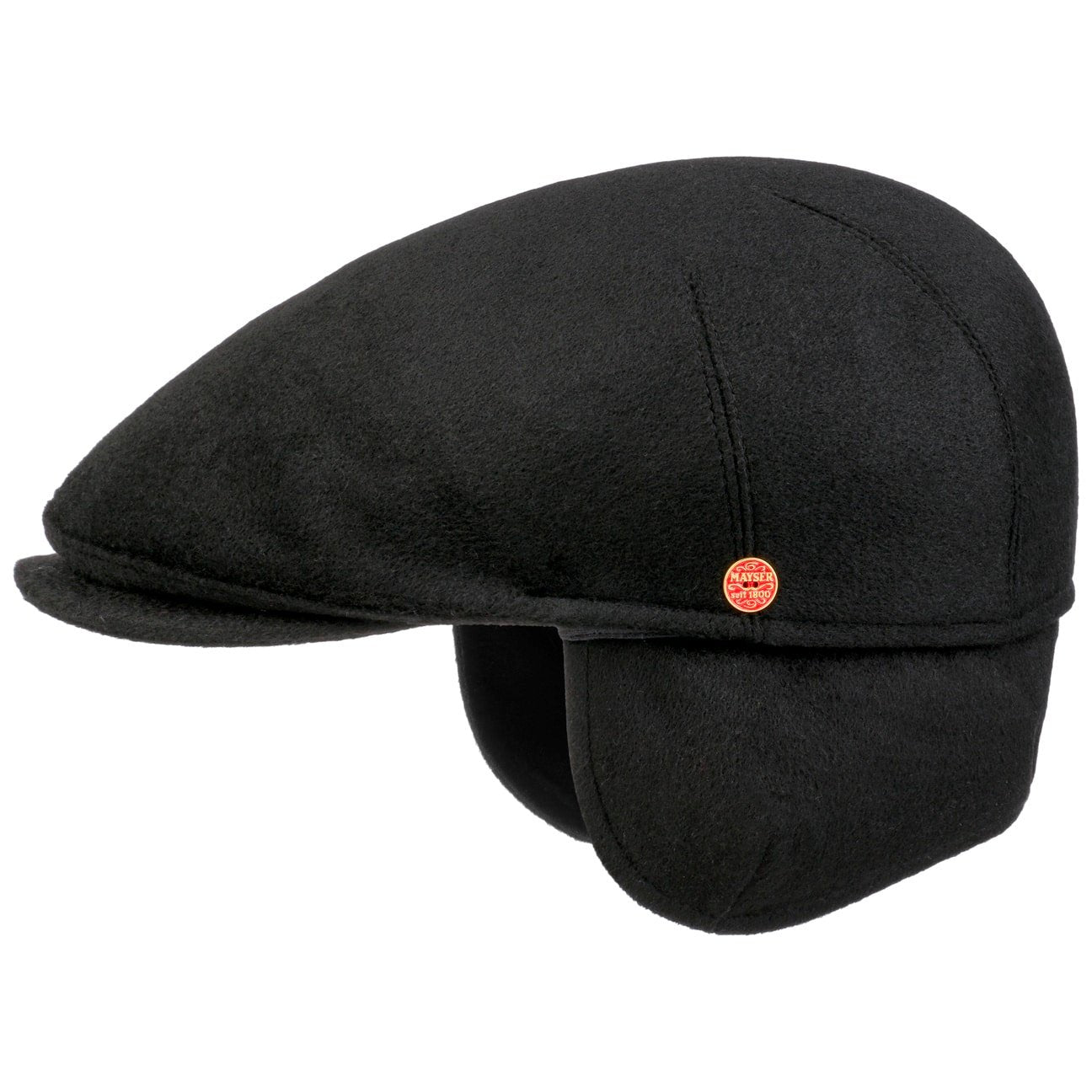 Sidney Plus platt keps i kashmir schwarz 