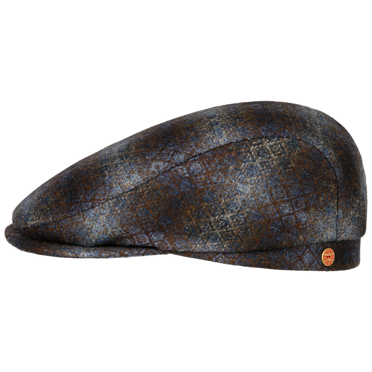 Frankie Merino Flat Cap dunkelblau 2