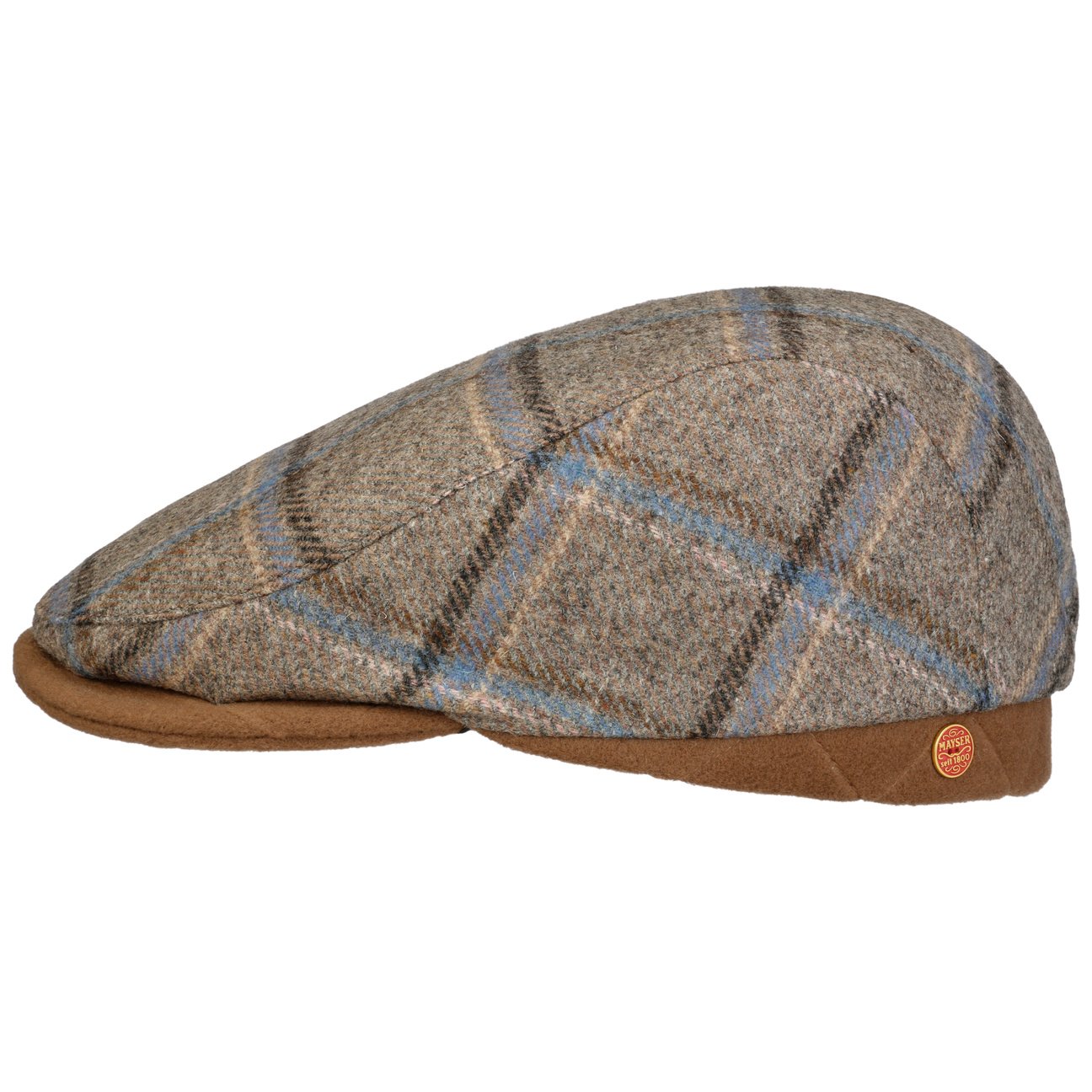 Frankie Soft Casual Flatcap braun 