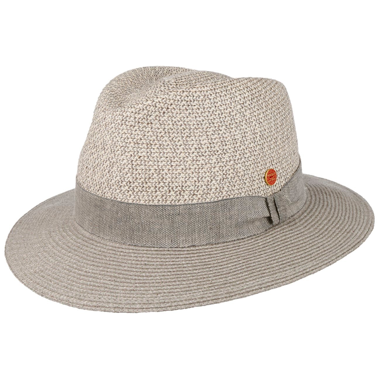 Mathis Linen Blend Hat With UV Protection grau 