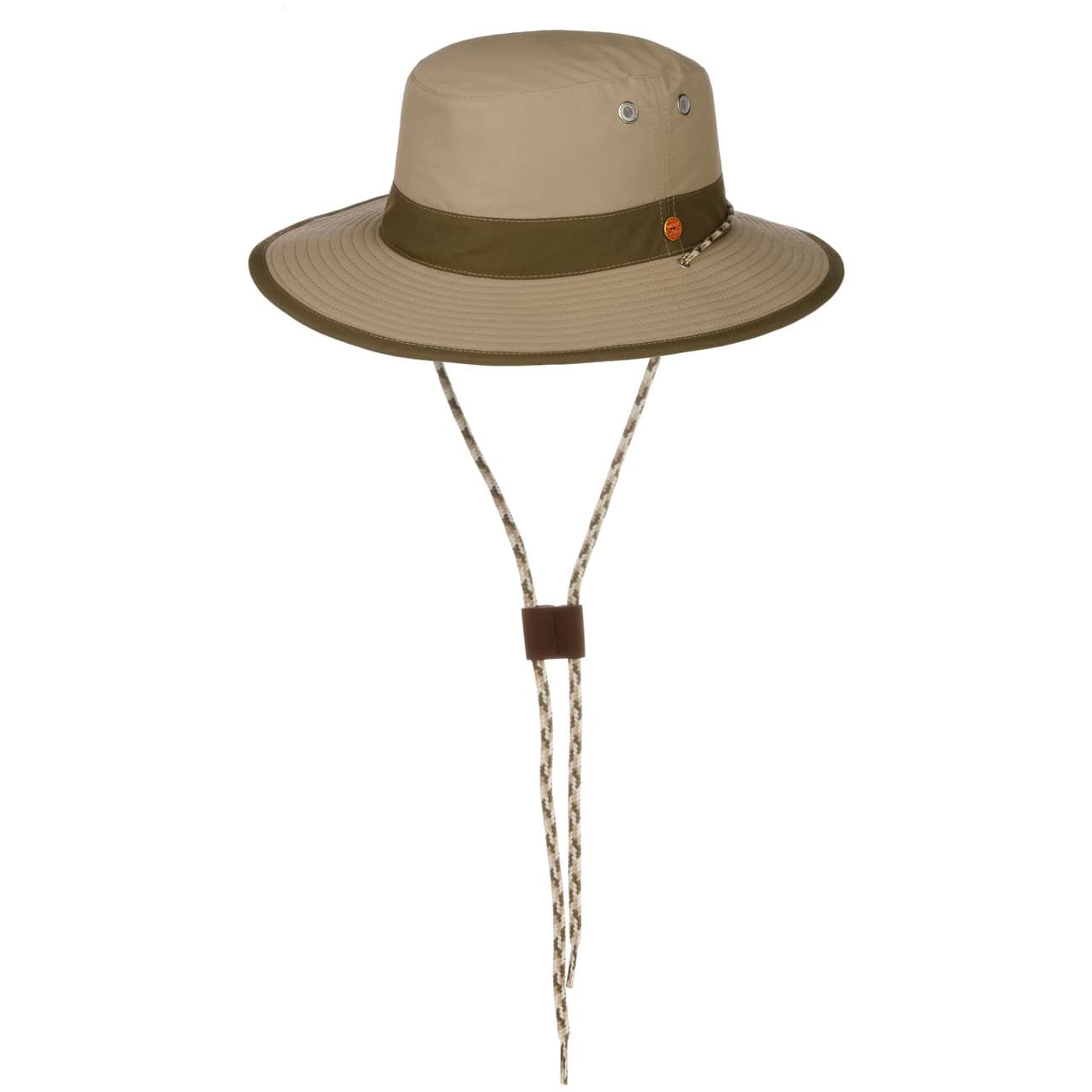 UV Protection Hat With Chin Strap oliv 