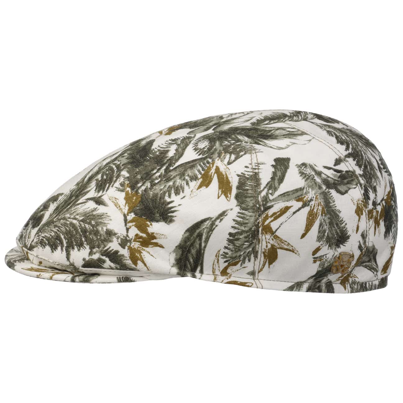 Casquette plate en lin Pierce Jungle Zechbauer grün 