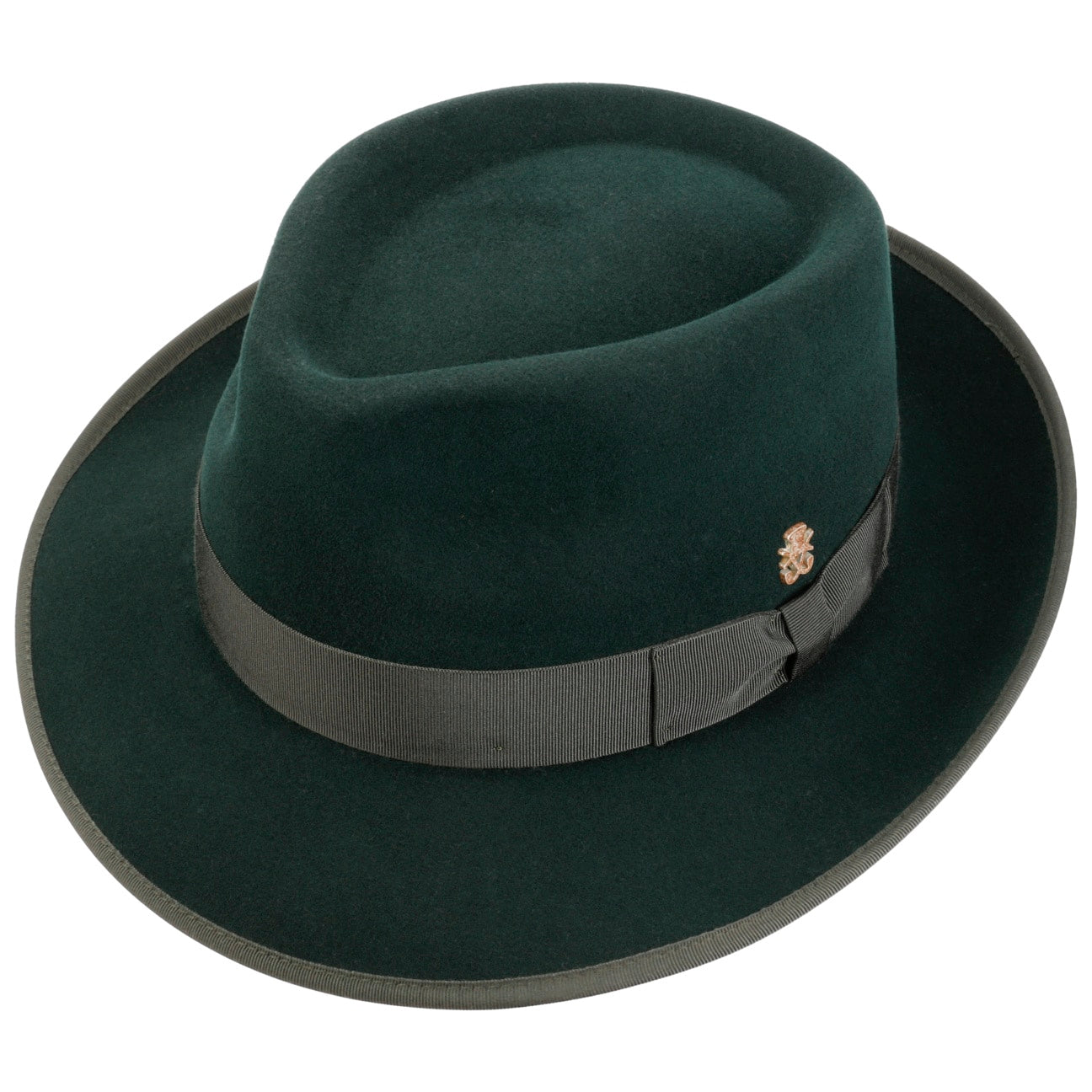 Marcelo Bogart Wool Felt Hat Zechbauer dunkelgrün 8